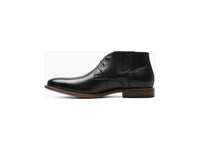 Stacy Adams Maxwell Plain Toe Chukka Boot Smooth leather Black Lace Up 25551-001