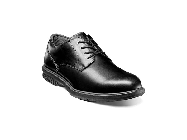 Nunn Bush Marvin Street Plain Toe Oxford Shoes Kore Leather Black 84715-001