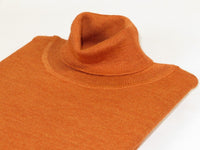 Men PRINCELY Turtle neck Sweater From Turkey Soft Merinos Wool 1011-80 Rust