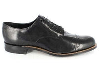 Stacy Adams Madison Men's Shoes Biscuit lace up Soft Leather Black 00012