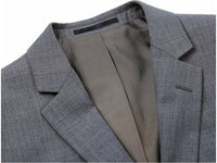 Men Renoir Suit Separate Super 140 Wool Two Button Classic Fit 508-3 Dark Gray