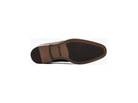 Stacy Adams Karcher Plain Toe Monk Strap Shoes Leather Burgundy  25590-601