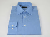 Men Mondego 100% Cotton Dress Sport shirt Regular Modern fit sn6100 Blue Stripe