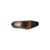 Stacy Adams Cabot Cap Toe Oxford Dress Leather Shoes Navy Multi 25607-492