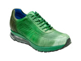 Men's Belvedere George Sneaker Multi Pine Ostrich Hand Painted Shoes E16