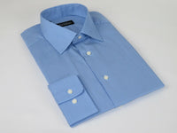 Men Mondego 100% Cotton Dress Sport shirt Regular Modern fit sn6100 Blue Stripe