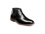 Stacy Adams Maxwell Plain Toe Chukka Boot Smooth leather Black Lace Up 25551-001