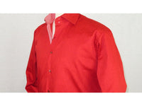 Men Shirt J.Valintin Turkey Usa Egyption Cotton Axxess Style 1514 Christmas Red