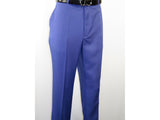 Men MONTIQUE 2pc Walking Leisure Suit Matching Set Short Sleeves 2212 Purple