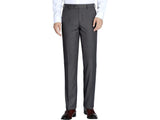 Men Flat Front Suit Separate Pants Slim Fit light Weight Slacks 202-1 Charcoal