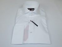 Men Dress Shirts AXXESS Turkey Soft Egyptian Cotton High Collar 223-06 White