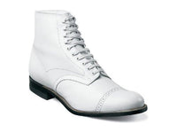 Madison Stacy Adams Ankle Boot Biscuit Casual Shoes 00015-100 White