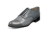 Madison Stacy Adams Biscuit Mens Shoes Oxfords Gray lizard print 00049-10