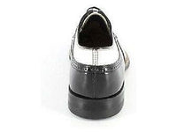 Stacy Adams Men's Shoes Dayton Black White Wingtip Oxford Leather 00605-21 Shiny