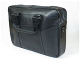 Mens Leather Hand Bag Laptop Notebook Office Business Briefcase #bag3 Black